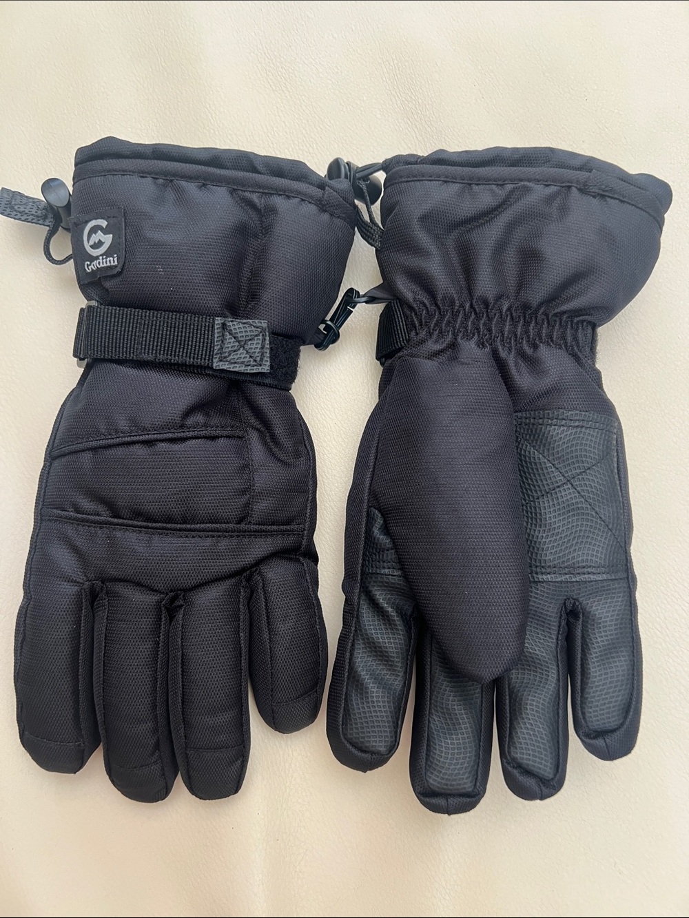 Gordini Junior’s L Black Stomp Mitt With Adjustable Wrist
